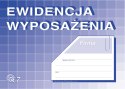 Druk offsetowy Ewidencja wyposażenia A5, A5 32k. Michalczyk i Prokop (K-7)