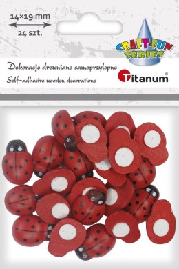 Ozdoba drewniana Titanum Craft-Fun Series biedronki (EE16)