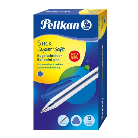 Długopis Pelikan super soft Stick niebieski 1,0mm (601467) Długopis Pelikan super soft Stick niebieski 1,0mm (601467)