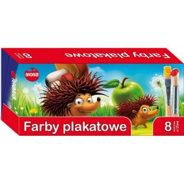 Farby plakatowe Mona kolor: mix 20ml 8 kolor.