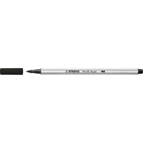 Flamaster Stabilo Pen 68 brush czarny 1 kol. (568/46) Flamaster Stabilo Pen 68 brush czarny 1 kol. (568/46)