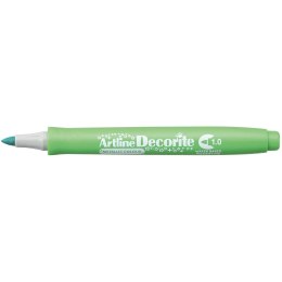 Marker permanentny Artline metaliczny decorite, zielony 1,0mm pędzelek końcówka (AR-033 4 8)