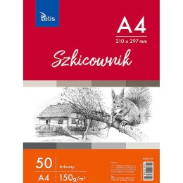 Blok artystyczny Tetis szkicownik A4 150g 50k (KB010-A4)