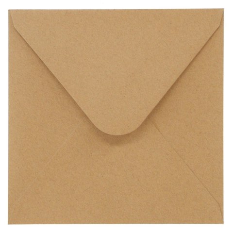 Koperta kraft ciemnobeżowy beżowa [mm:] 160x160 Galeria Papieru (280322) 10 sztuk