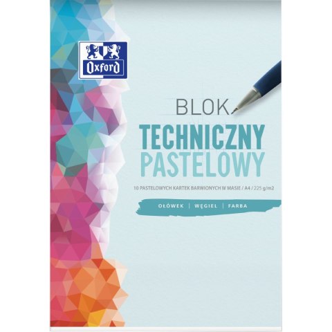 Blok techniczny Oxford Oxford A4 mix 225g 10k (400166068) Blok techniczny Oxford Oxford A4 mix 225g 10k (400166068)