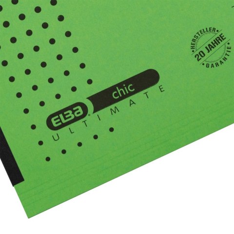 Teczka zawieszkowa Elba Chic Ultimate A4 zielony karton 230g (100552104) Teczka zawieszkowa Elba Chic Ultimate A4 zielony karton 230g (100552104)