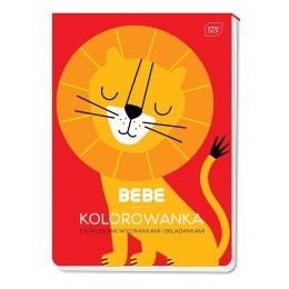 Kolorowanka BB KIDS Blok kolrowanek A4 Bebe (z naklejkami)