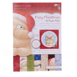 Papier ozdobny Docrafts Papermania papier a5 forever friends cosy christmas (ffs160101)