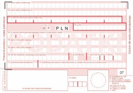 Druk samokopiujący Podatki polecenie przelewu/wpłata gotówkowa 2-odc. A6 80k. Michalczyk i Prokop (471-5)