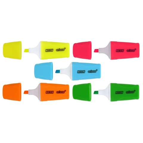Zakreślacz Cricco mini neon 80 szt, mix (CR390PB80) Zakreślacz Cricco mini neon 80 szt, mix (CR390PB80)