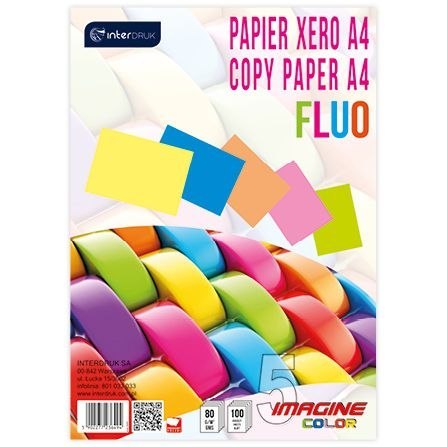 Papier kolorowy Interdruk A4 mix (PAKSA4FLUO) Papier kolorowy Interdruk A4 mix (PAKSA4FLUO)
