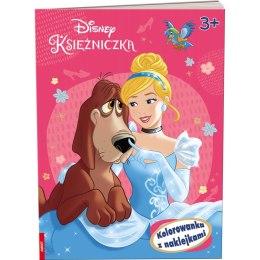 Książka dla dzieci Disney Księżniczka Kolorowanka z naklejkami Ameet