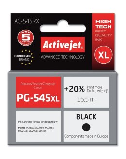 Tusz (cartridge) alternatywny Canon PG-545XL czarny 16,5ml Activejet (EXPACJACA0130)