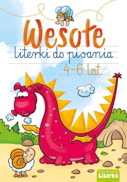 Książeczka edukacyjna Literka WESOŁE LITERKI DO PISANIA 4-6 LAT