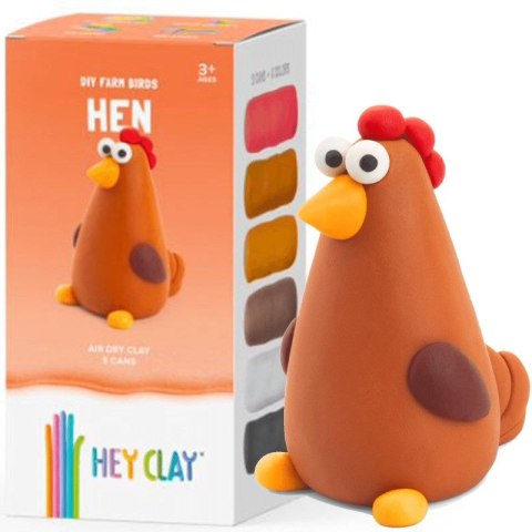 Masa plastyczna dla dzieci Hey Clay kura mix Tm Toys (HCL50161)