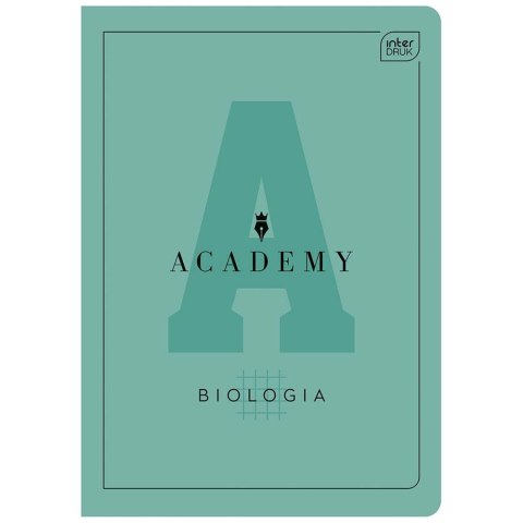 Zeszyt tematyczny Interdruk ACADEMY A5 60k. 90g krata (ZE60#BIOACA)