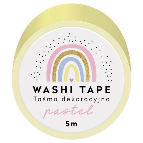 Taśma ozdobna taśma samoprzylepna GLITTER PASTEL 15x5 [mm x m] mix Interdruk (5902277303813)