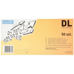 Koperta Bantex SK DL biały (400089388) 50 sztuk