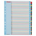 Przekładka numeryczna Esselte Mylar maxi A4 mix kolorów 160g 31k 1-31 (100210)