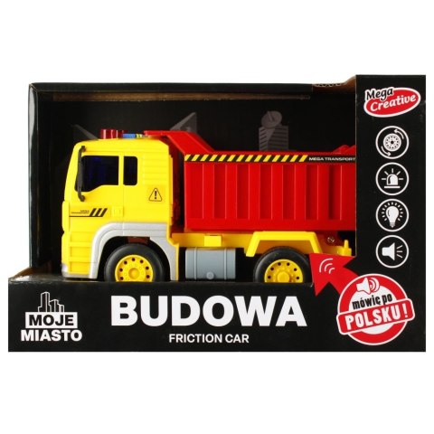 Ciężarówka budowlana mix światło i dźwięk Mega Creative (522134) Ciężarówka budowlana mix światło i dźwięk Mega Creative (522134)