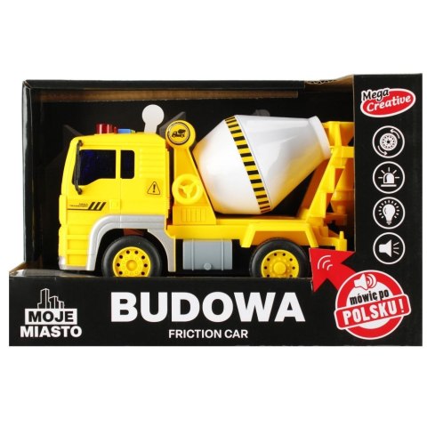Ciężarówka budowlana mix światło i dźwięk Mega Creative (522134) Ciężarówka budowlana mix światło i dźwięk Mega Creative (522134)
