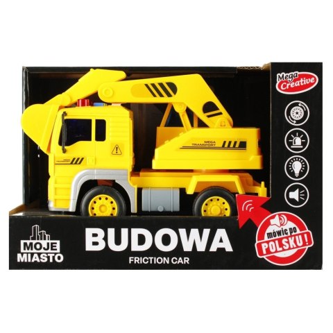 Ciężarówka budowlana mix światło i dźwięk Mega Creative (522134) Ciężarówka budowlana mix światło i dźwięk Mega Creative (522134)