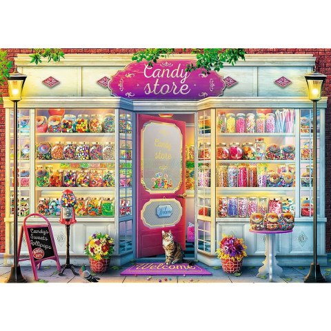 Puzzle Trefl Sklepik ze słodyczami 500 el. (37407) Puzzle Trefl Sklepik ze słodyczami 500 el. (37407)