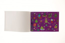 Zeszyt papierów kolorowych Cormoran błyszczące motywy świąteczne A4