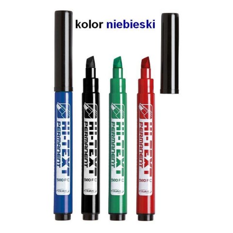 Marker permanentny Fibracolor Hi-Text Midi 580/PB, zielony 6,0mm okrągła końcówka