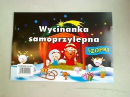 Zeszyt papierów kolorowych Cormoran szopki samoprzylepna A4