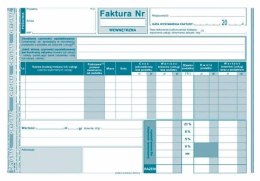 Druk samokopiujący Faktura wewnętrzna A5 40k. Michalczyk i Prokop (163-3E)