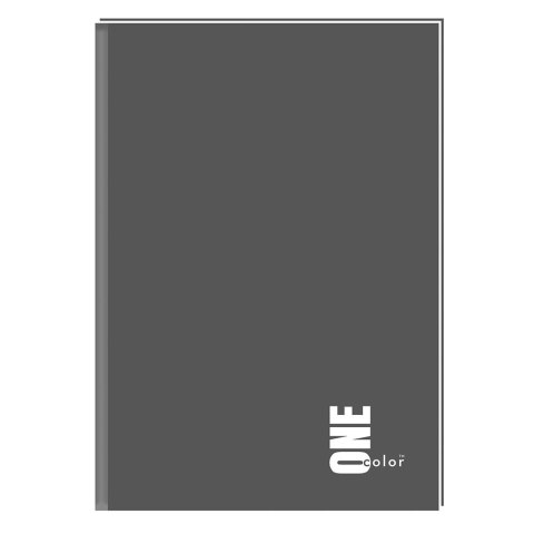 Brulion One Color A5 96k. 70g krata [mm:] 148x210 Interdruk (BRA5#OC)