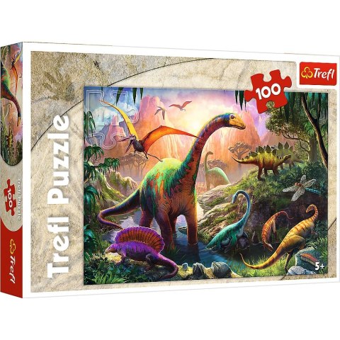 Puzzle Trefl Świat dinozaurów 100 el. (16277)