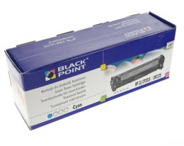 Toner regenerowany Eksploatacja Tonery cyan Black Point (CC531A)