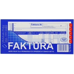 Druk offsetowy Faktura VAT pełna 1/3 A4,80 kartek 1/3 A4 80k. Michalczyk i Prokop (105-8E)