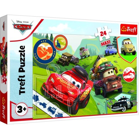 Puzzle Trefl Cars 3 Wesołe auta 24 el. (14352)