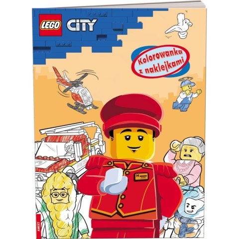 Książka dla dzieci Ameet LEGO? City. Kolorowanka z Naklejkami