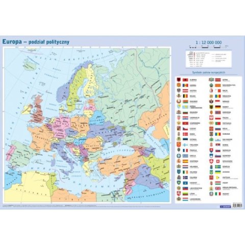 Mapa ścienna Demart Mapa w tubie - Europa polityczna