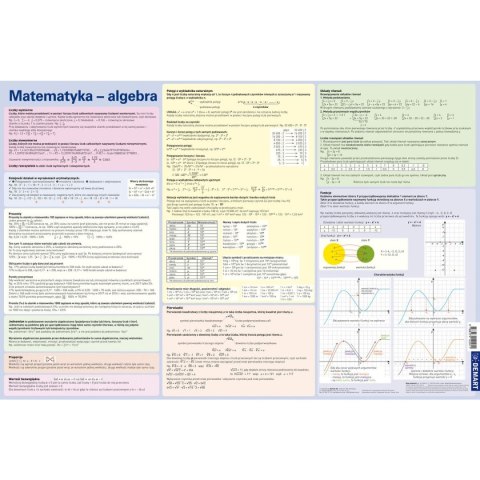 Podkład na biurko Algebra mix gumowany plastik Demart