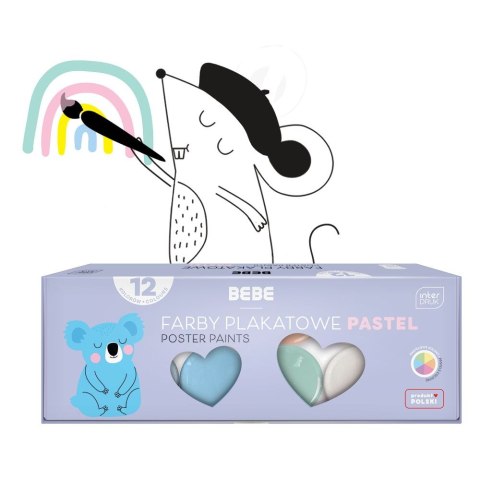 Farby plakatowe Bebe BB 12kol 5902277334169 kolor: mix 20ml 20 kolor. (20ml) Farby plakatowe Bebe BB 12kol 5902277334169 kolor: mix 20ml 20 kolor. (20ml)