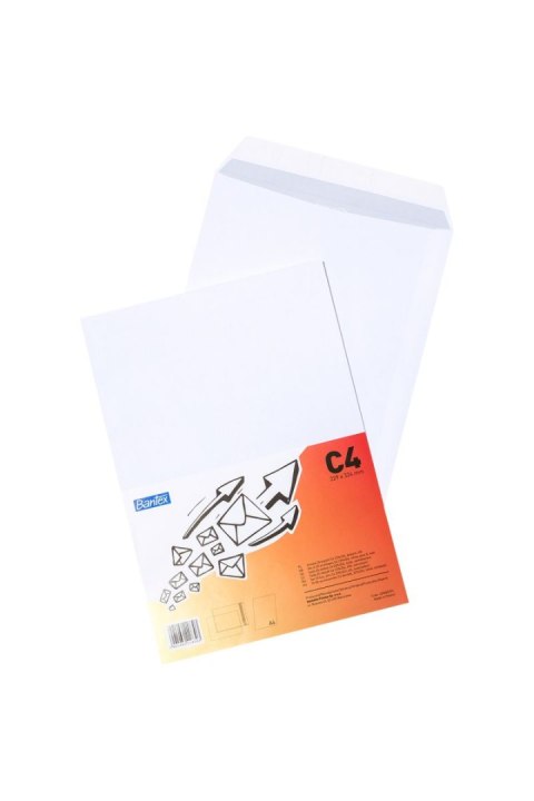 Koperta HK C4 biała [mm:] 229x324 Bantex (400089461) 50 sztuk