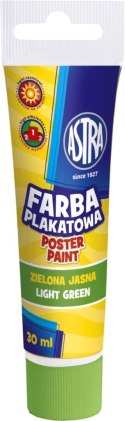 Farby plakatowe Astra kolor: zielony jasny 30ml 1 kolor.