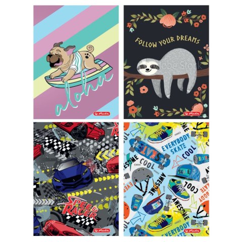 Zeszyt Herlitz HUMOROUS FOR GIRLS&BOYS A4 32k. krata (9577255) Zeszyt Herlitz HUMOROUS FOR GIRLS&BOYS A4 32k. krata (9577255)