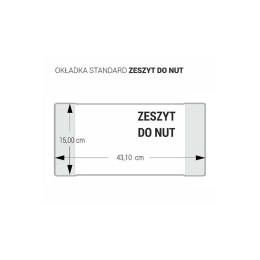 Okładka nuty [mm:] 150x431 Biurfol (OZB-34)