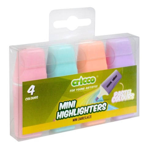 Zakreślacz Cricco mini pastel (CR39W4) Zakreślacz Cricco mini pastel (CR39W4)