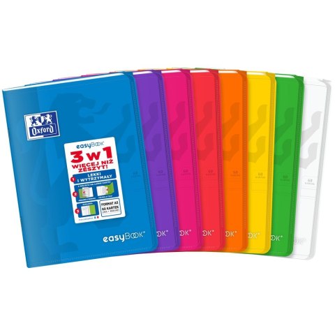 Zeszyt Oxford EASYBOOK A5 60k. 90g linia (400146694) Zeszyt Oxford EASYBOOK A5 60k. 90g linia (400146694)
