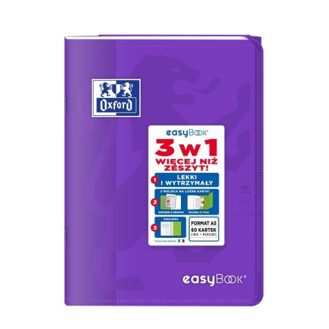 Zeszyt Oxford EASYBOOK A5 60k. 90g linia (400146694) Zeszyt Oxford EASYBOOK A5 60k. 90g linia (400146694)