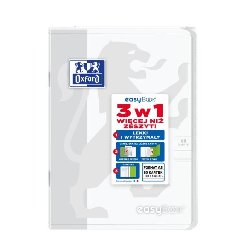 Zeszyt Oxford EASYBOOK A5 60k. 90g linia (400146694) Zeszyt Oxford EASYBOOK A5 60k. 90g linia (400146694)