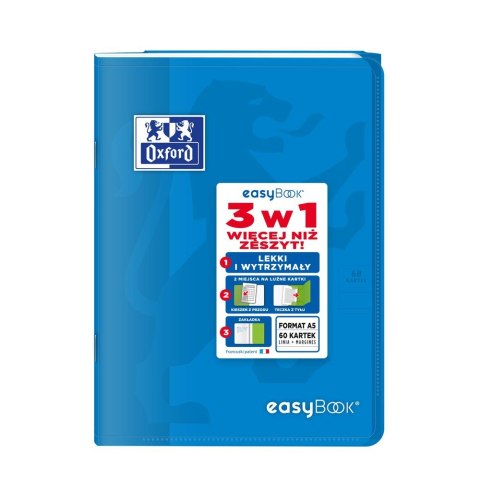 Zeszyt Oxford EASYBOOK A5 60k. 90g linia (400146694) Zeszyt Oxford EASYBOOK A5 60k. 90g linia (400146694)