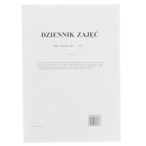 Dziennik Beta Druk zajęć A4 (M-I/6)